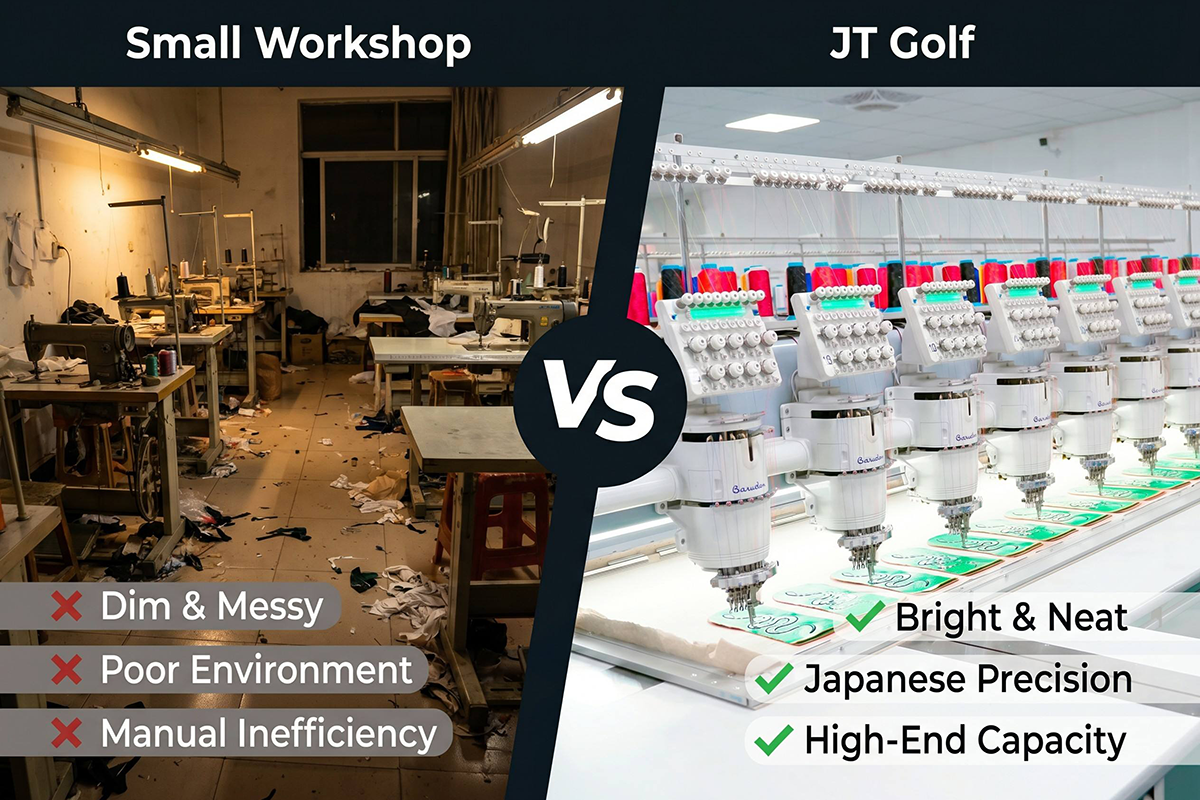 Por que as fábricas de equipamentos de golfe OEM baratos geralmente custam mais caro: as despesas ocultas de atrasos nas entregas e lotes defeituosos.