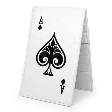 Custom Ace of Spades Leather Scorecar...
