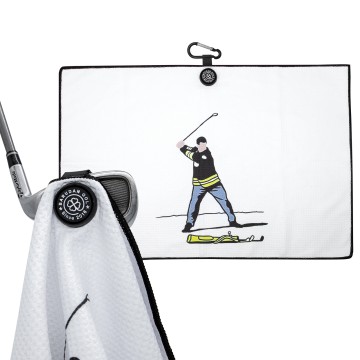 Custom Magnetic Microfiber Waffle Golf Towel