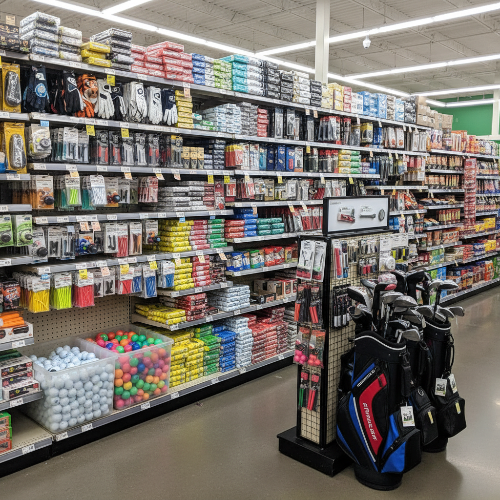 Golf Accessories For Large Supermarkets