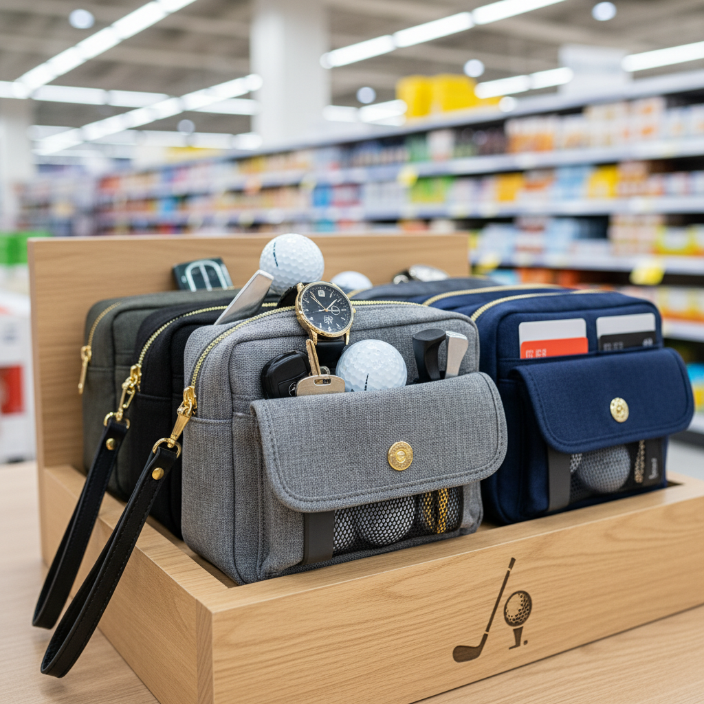 Golf Valuable Pouch For Large Supermarkets
