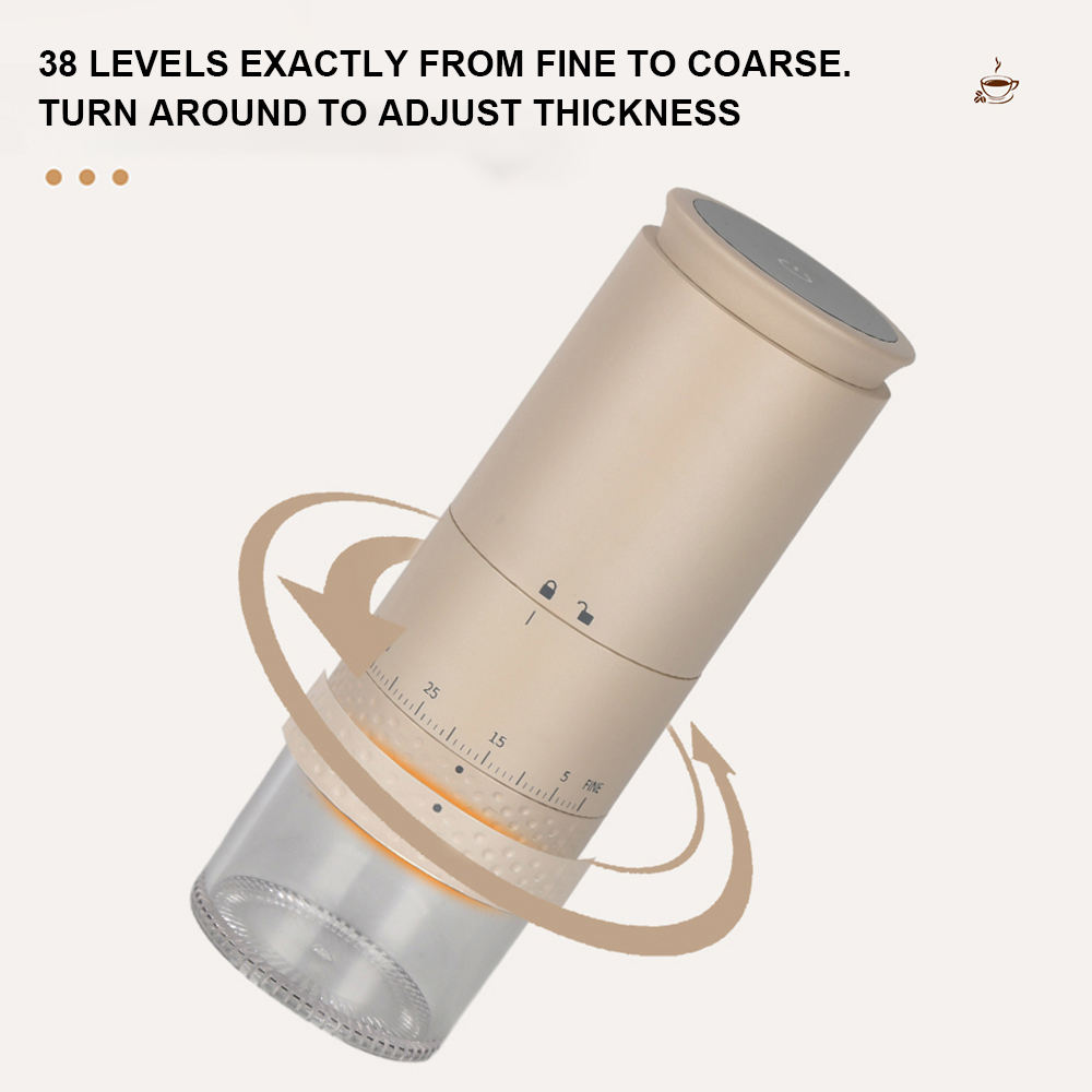 38 Levels Adjustment Wireless Coffee Maker Electric Coffee Grinder for Espresso.jpg