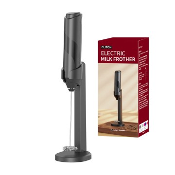 Milk Steamer Handheld Coffee Whisk El...