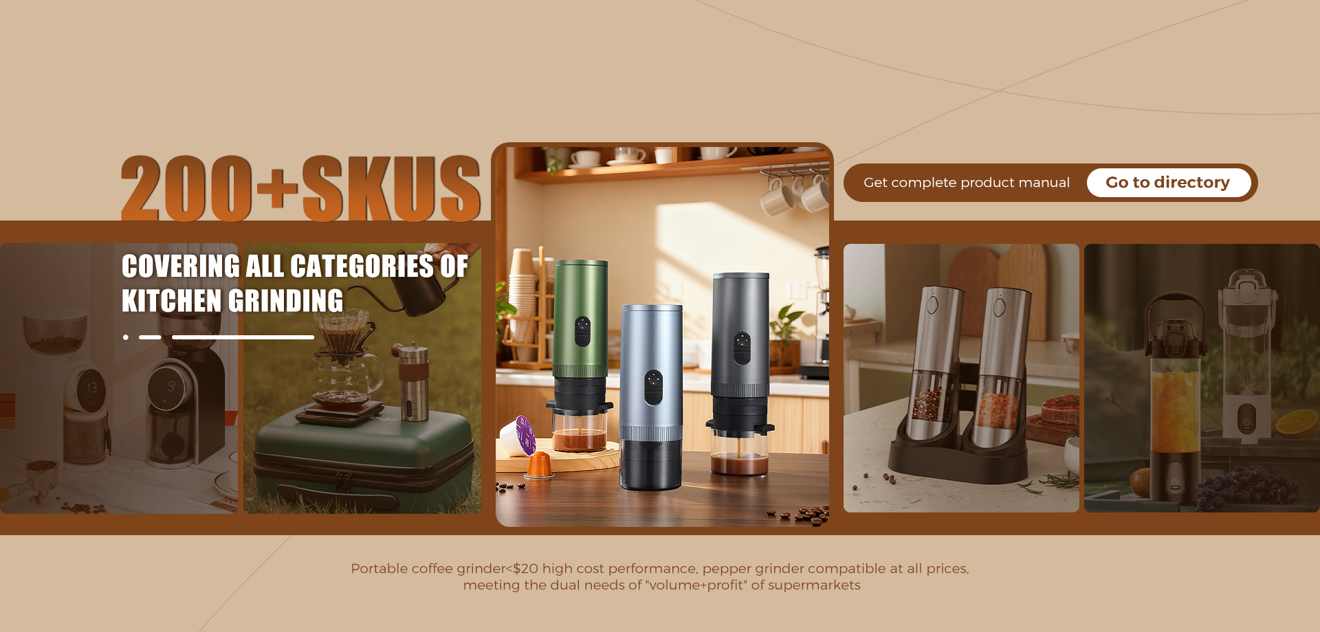 Mini portable coffee machine