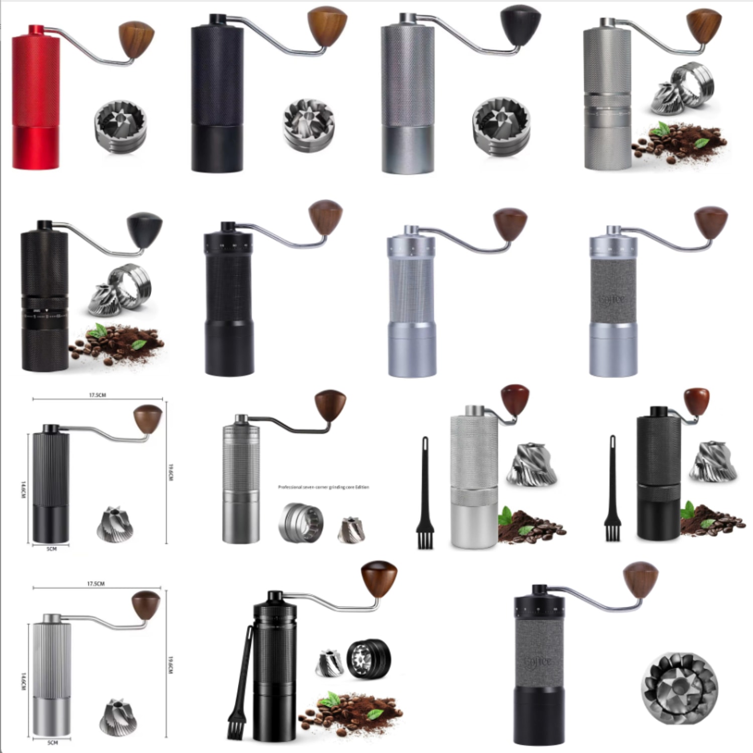 Blossom Manual Coffee Grinder's Cultural Attribute: Wooden Handle, Unlocking New Potential for Gift Wholesalers' Cultural and Creative IP Cooperation