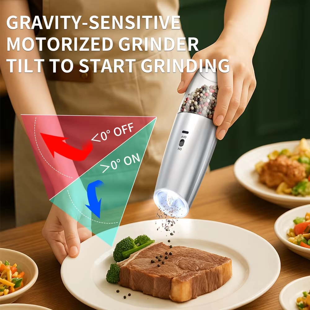 重力式電動胡椒鹽研磨器套裝詳情（1）