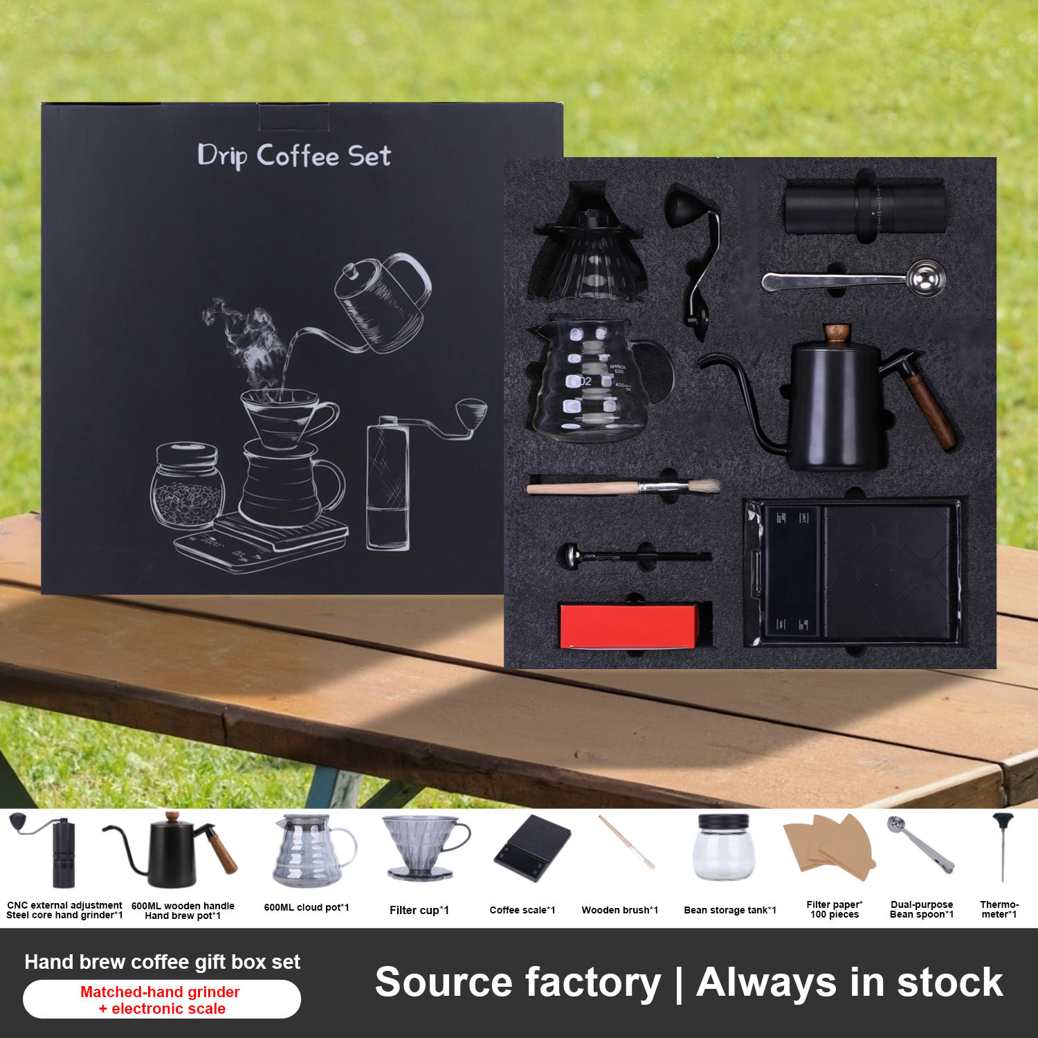 Manual Coffee Grinder Set
