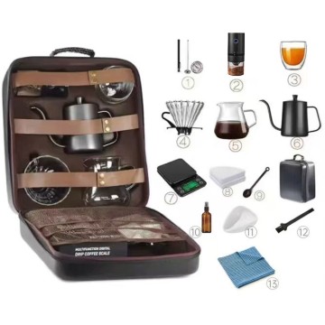 Premium Portable Coffee Set With Elec...