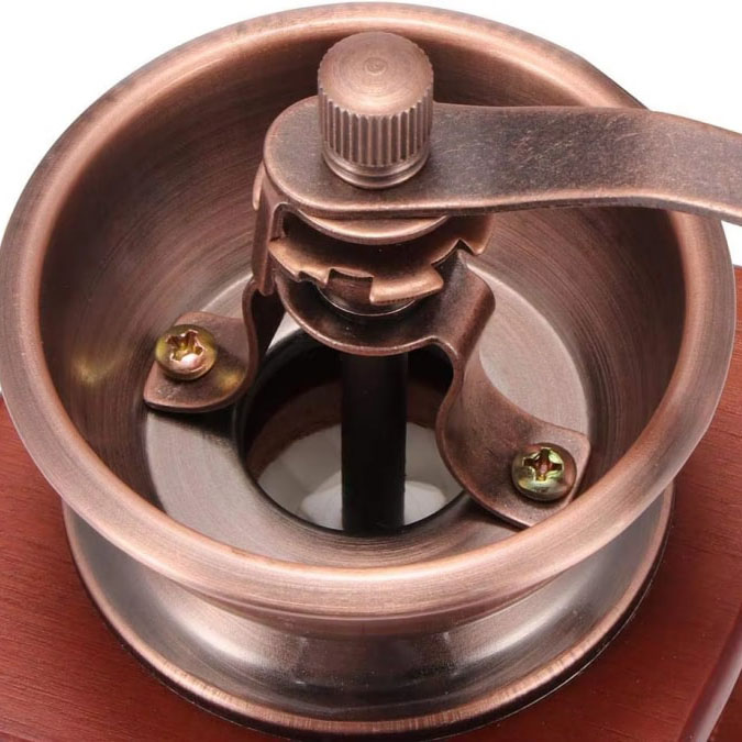 木製古典便攜式手動咖啡研磨機詳情（1）