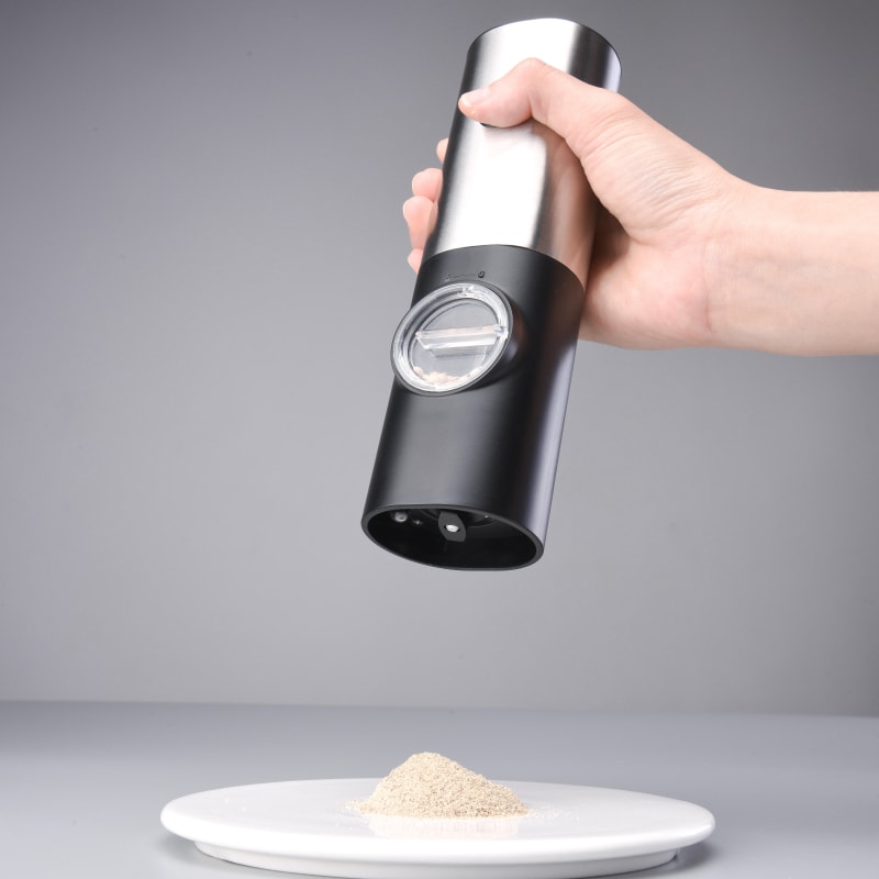 可調式粗細電動胡椒研磨器,帶LED燈的電動鹽和胡椒研磨器.jpg