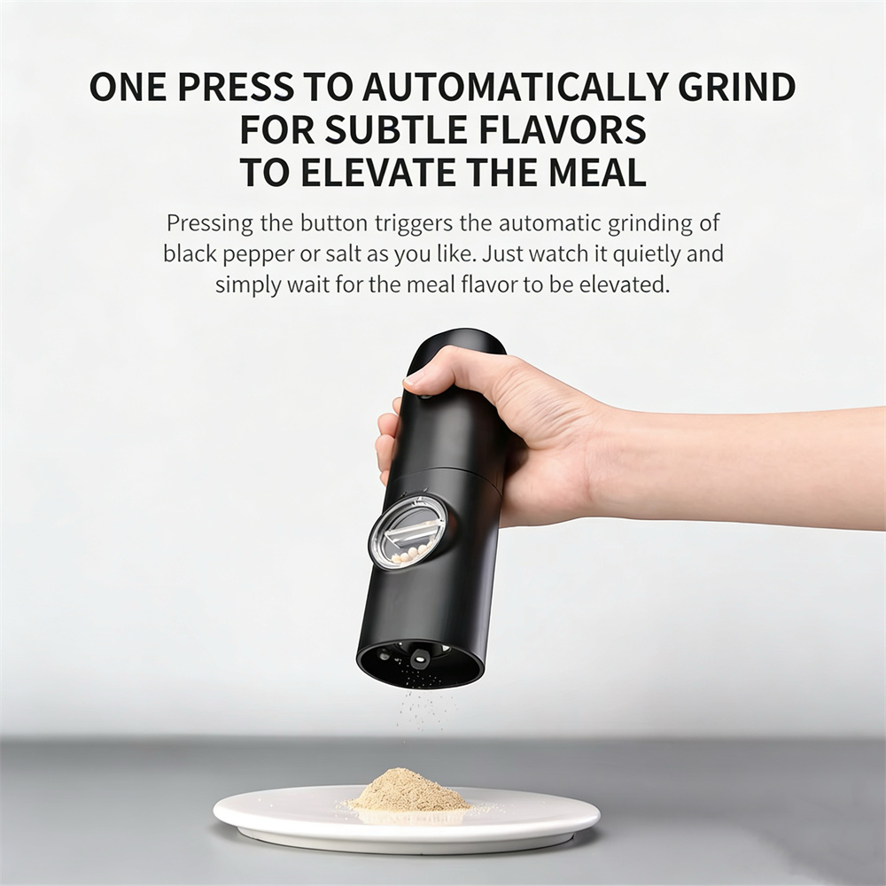 Electric Rechargeable Salt and Pepper Grinder04