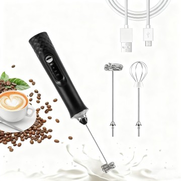 Milk Frother with USB Charger 3 Speed...