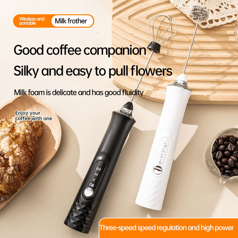 附USB充電器的奶泡器，3個不銹鋼手持攪拌器.jpg