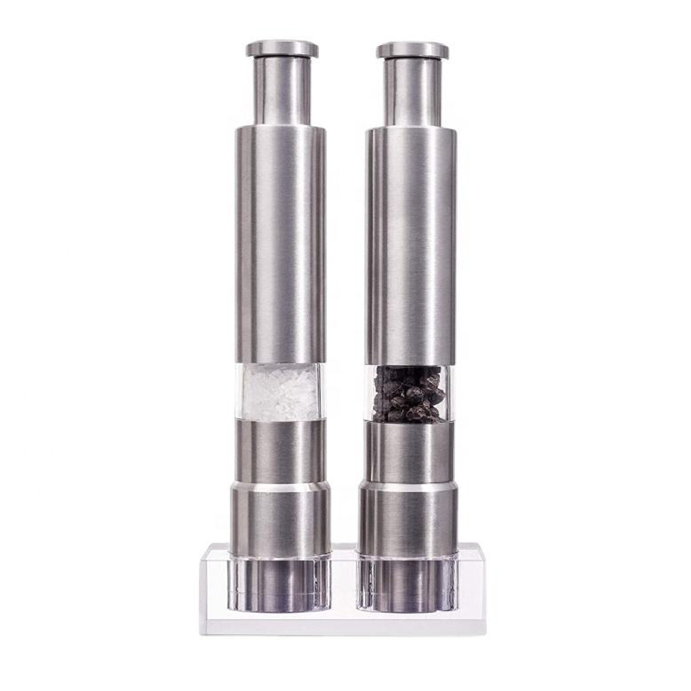 Stainless-Steel One-Handed Thumb Push...