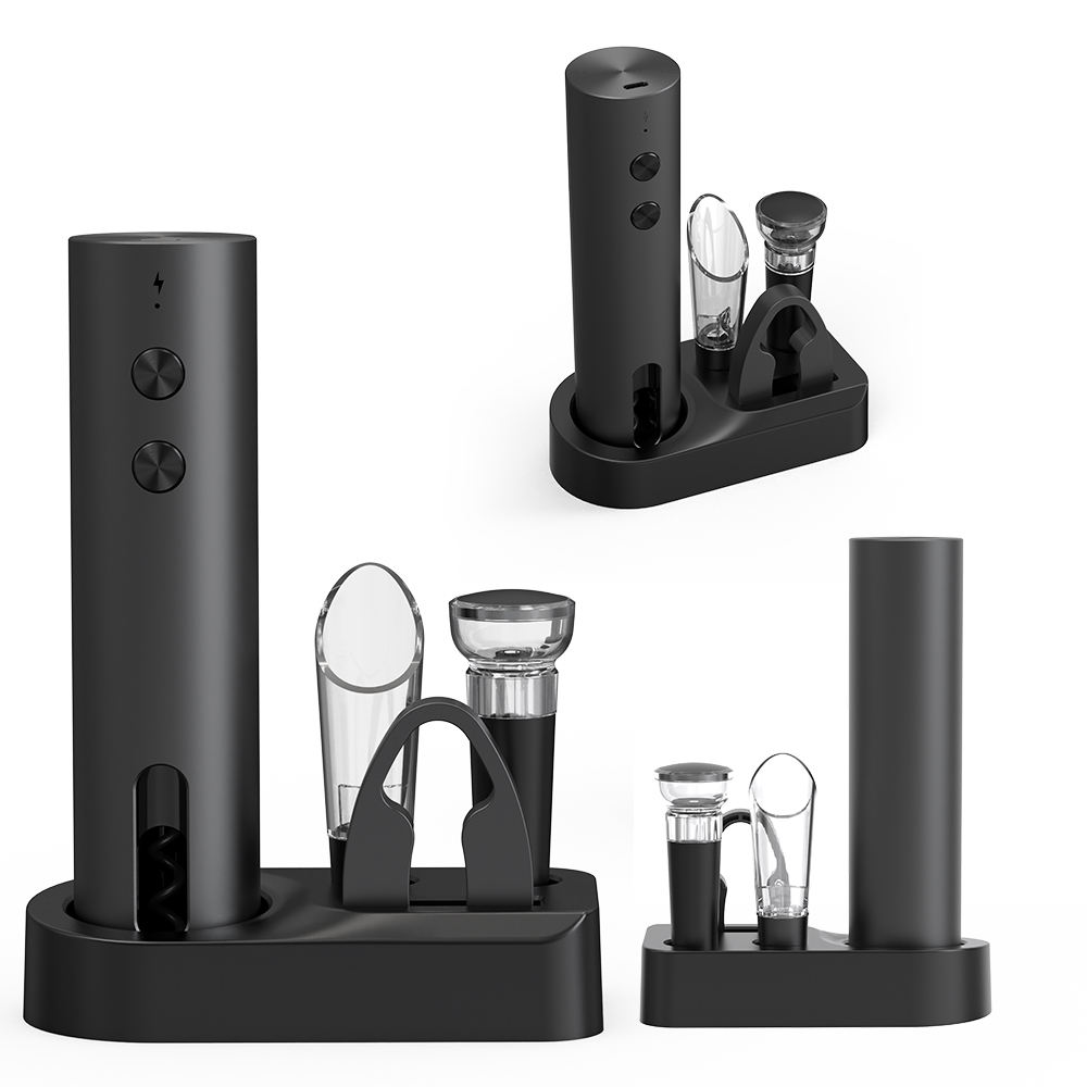 Rechargeable Corkscrew Wine Bottle Op...