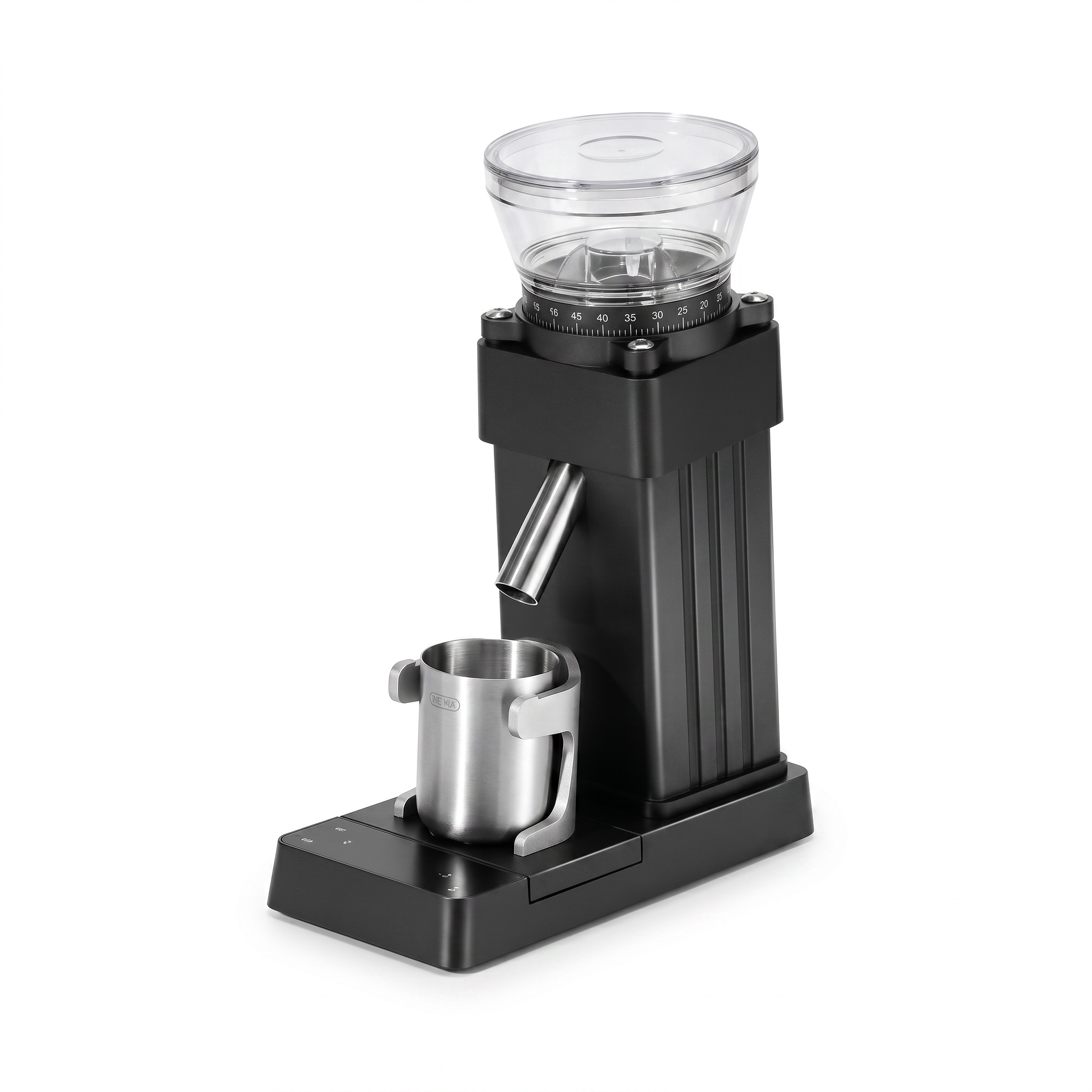 Coffee Grinder with Built-In Scale Ne...