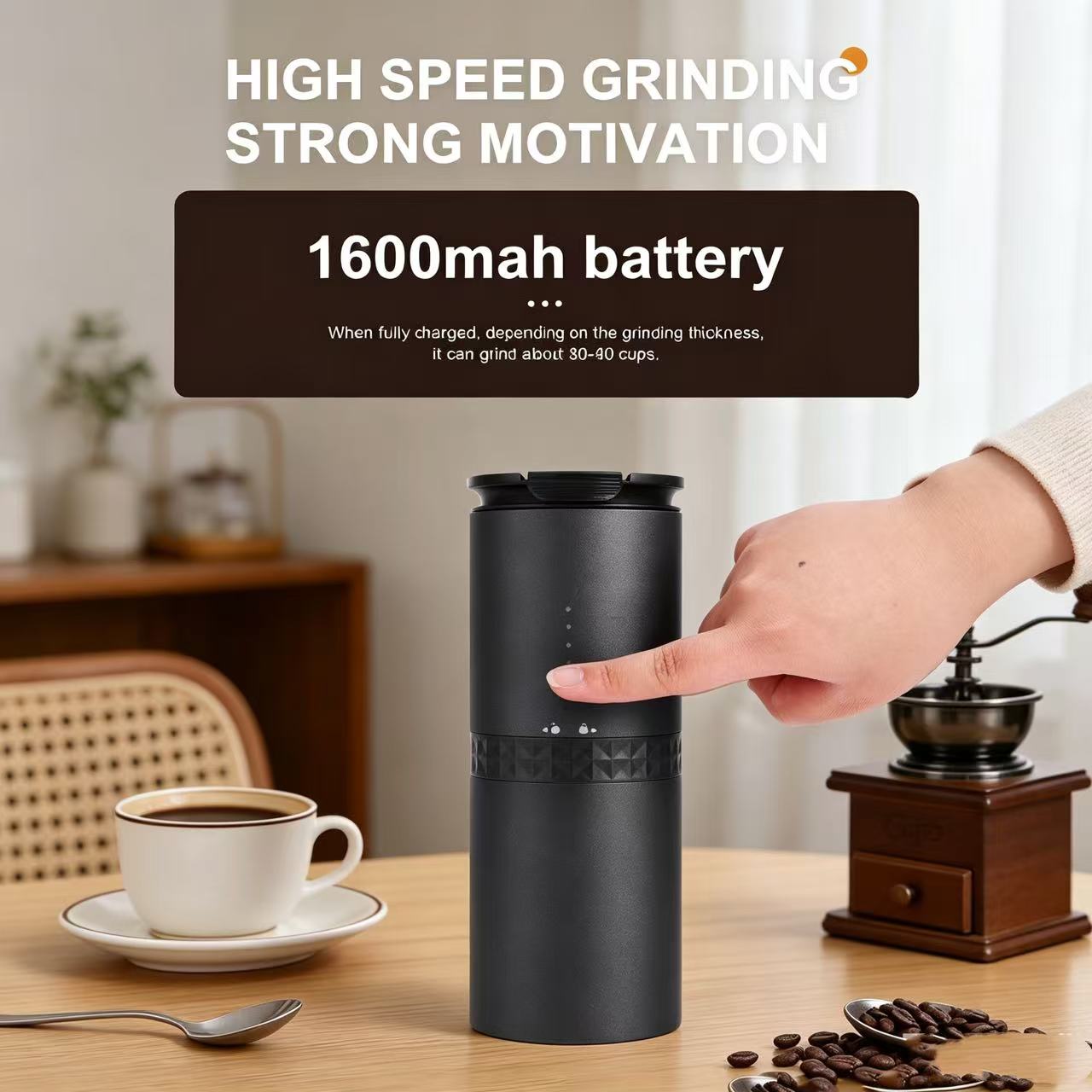 Coffee Grinding & Brewing All-in-One Machine