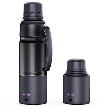 Portable Outdoor 650ML Blender HD-12 | IP7 Waterproof 6000mAh Rechargeable Electric Juicer Cup with Pulse & Grinding Function