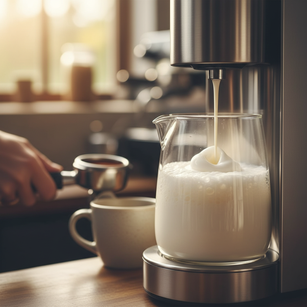 Máy tạo bọt cà phê dùng để pha cà phê