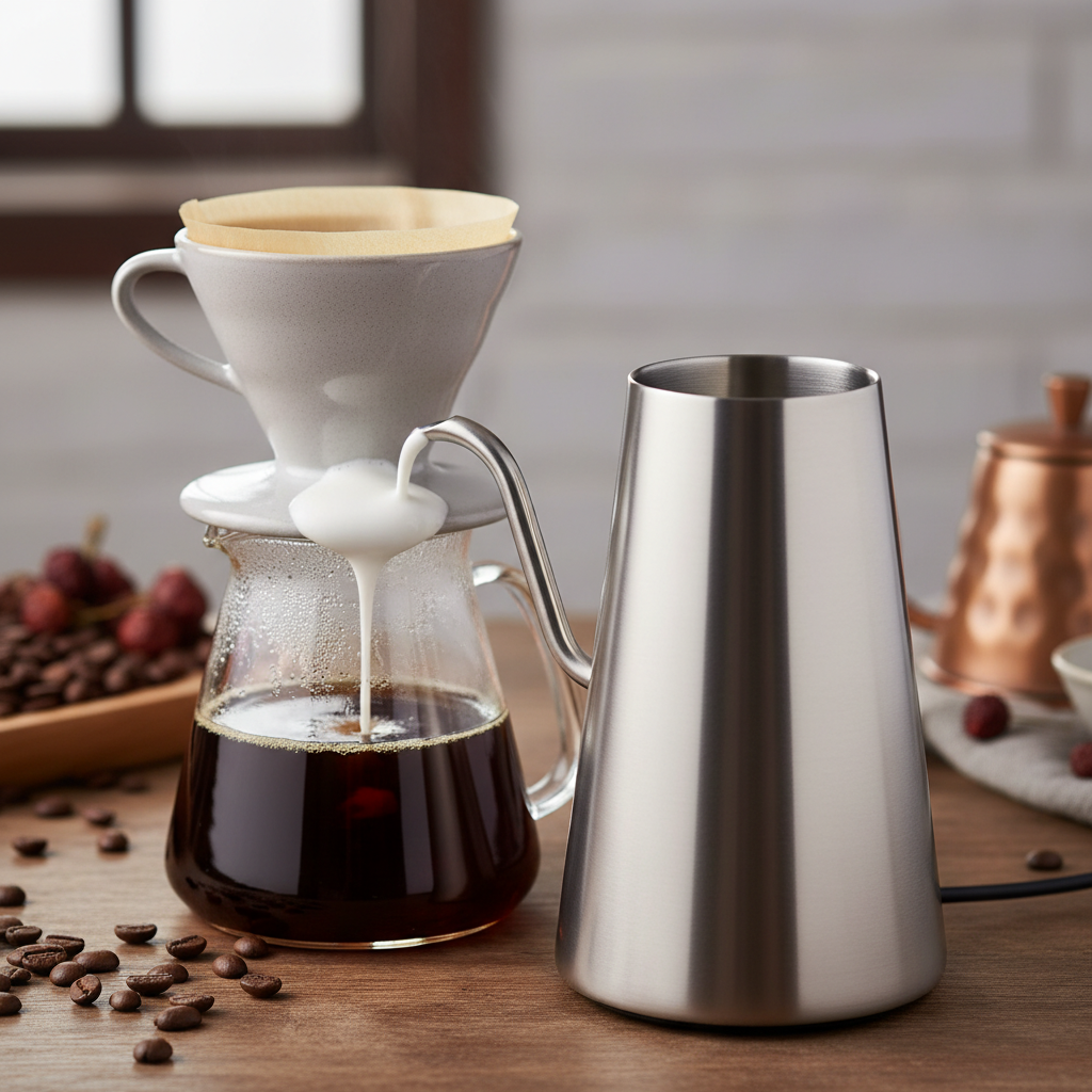 Máy tạo bọt sữa cà phê dành cho pha chế thủ công kiểu pour-over
