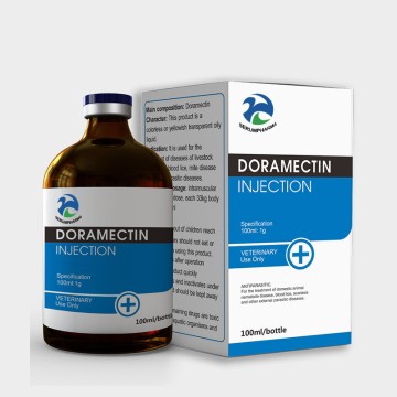 Antihelmintikë me antibiotikë, injeksion doramektinë për bagëtinë dhe shëndetin e kafshëve