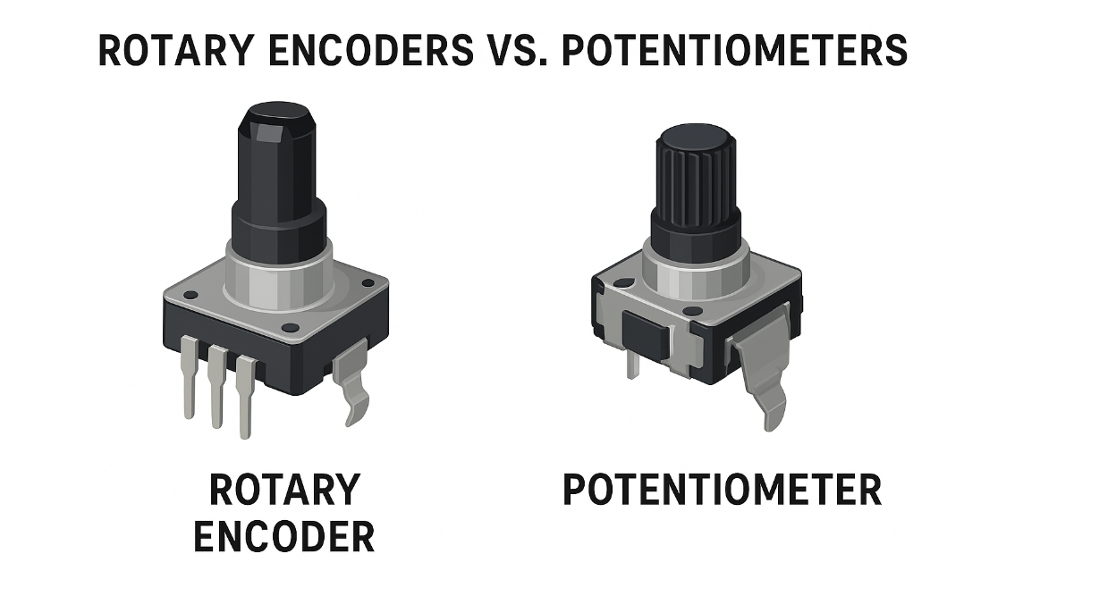 What Engineers Should Know About Rotary Encoders and Potentiometers