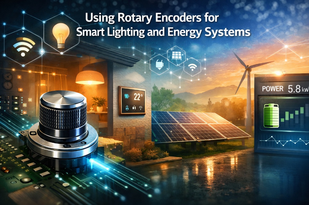 Using Rotary Encoders for Smart Lighting and Energy Systems