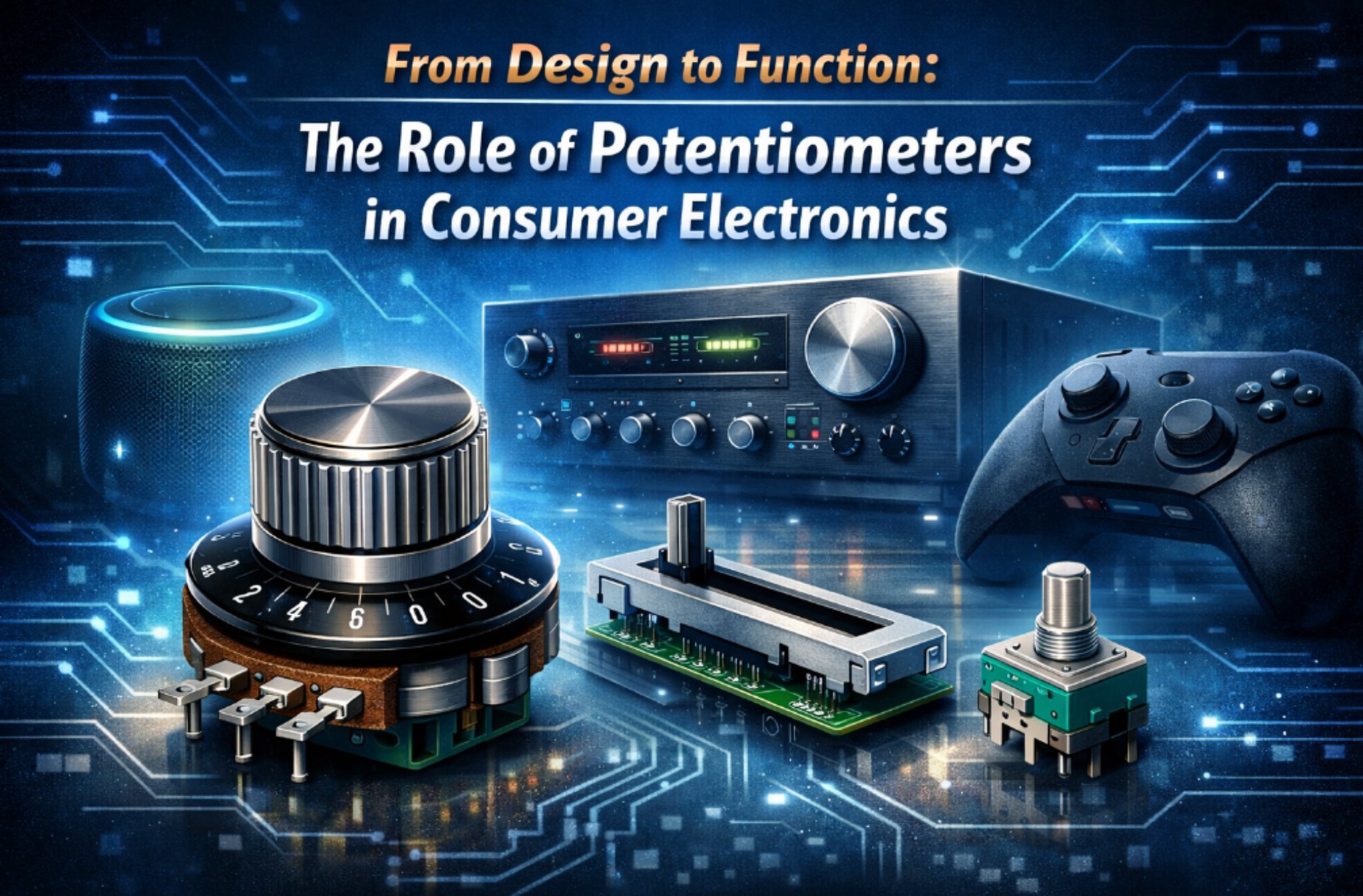 From Design to Function: The Role of Potentiometers in Consumer Electronics