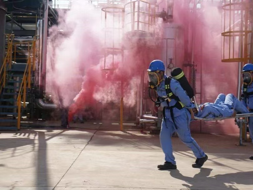 Toxic and harmful gas leakage detection in factories and industrial facilities