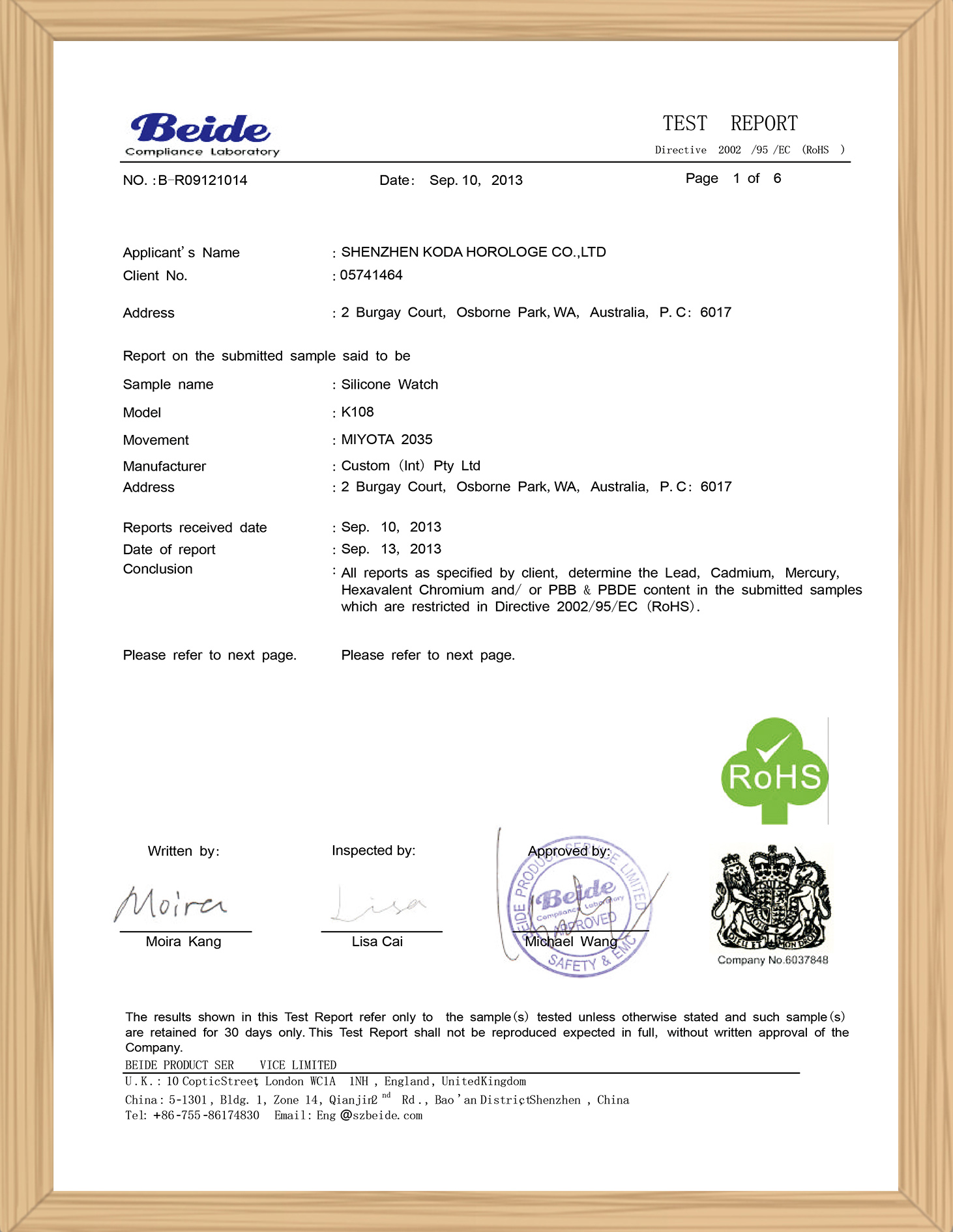 Certificate 4
