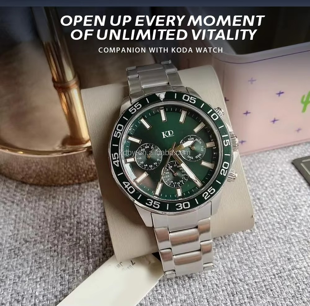 Luxury Men's Quartz Watch High Quality Stainless Steel Band (1)