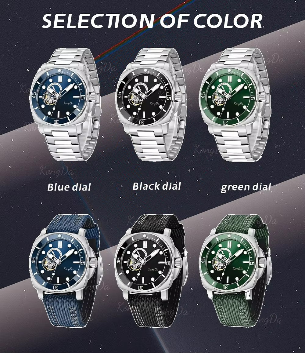 Men's Sports Wrist Watch-Automatic Mechanical with Luminous Dial (1)