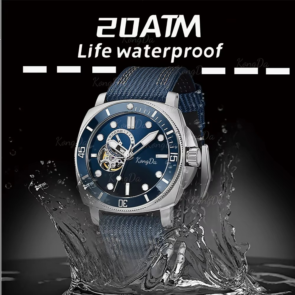 Men's Sports Wrist Watch-Automatic Mechanical with Luminous Dial (2)