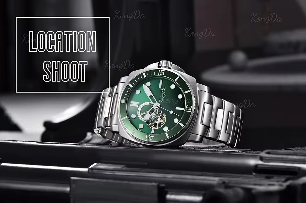 Men's Sports Wrist Watch-Automatic Mechanical with Luminous Dial (7)