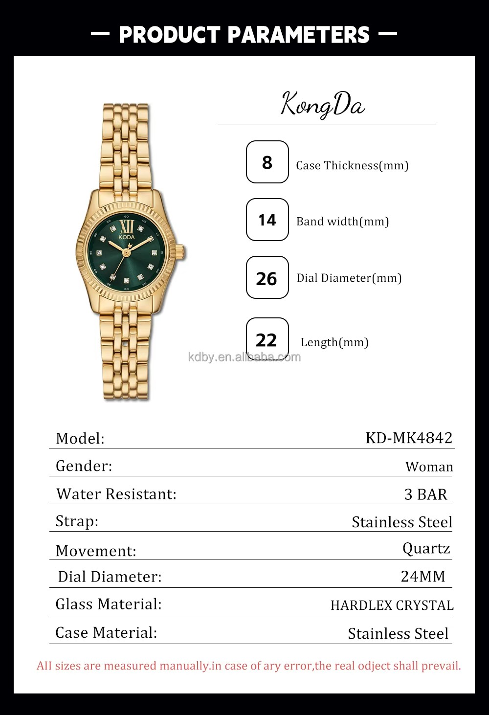 New Ladies Luxury High-Quality Analog Quartz Watch (2)