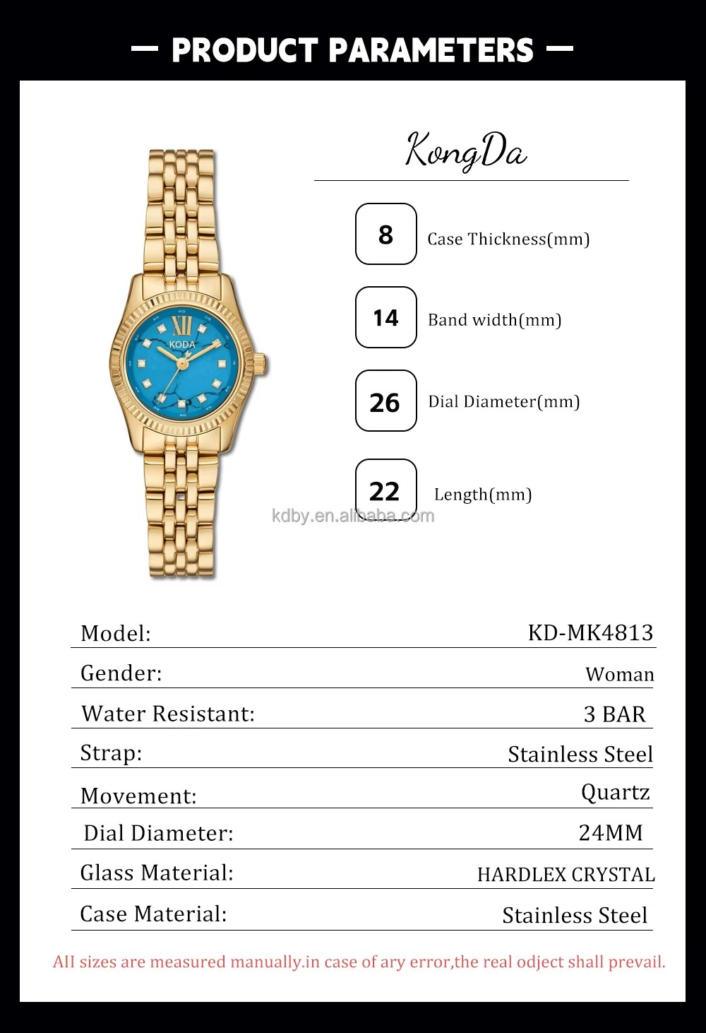 New Style Quartz Fashion Watch for Women (2)