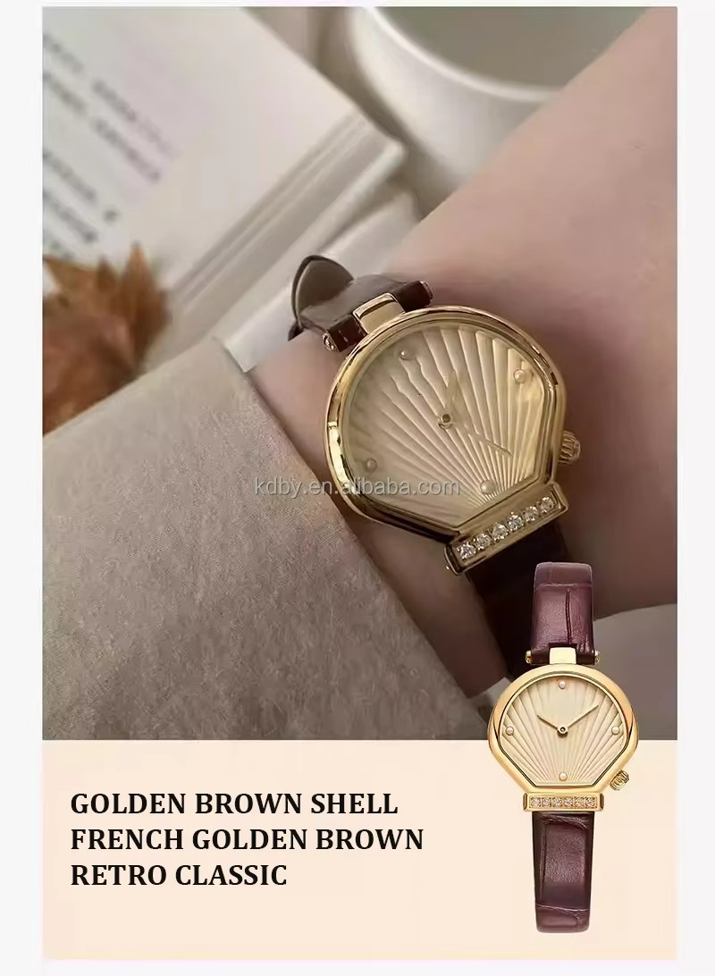 New Vintage Luxury Shell Shape Wristwatch (10)