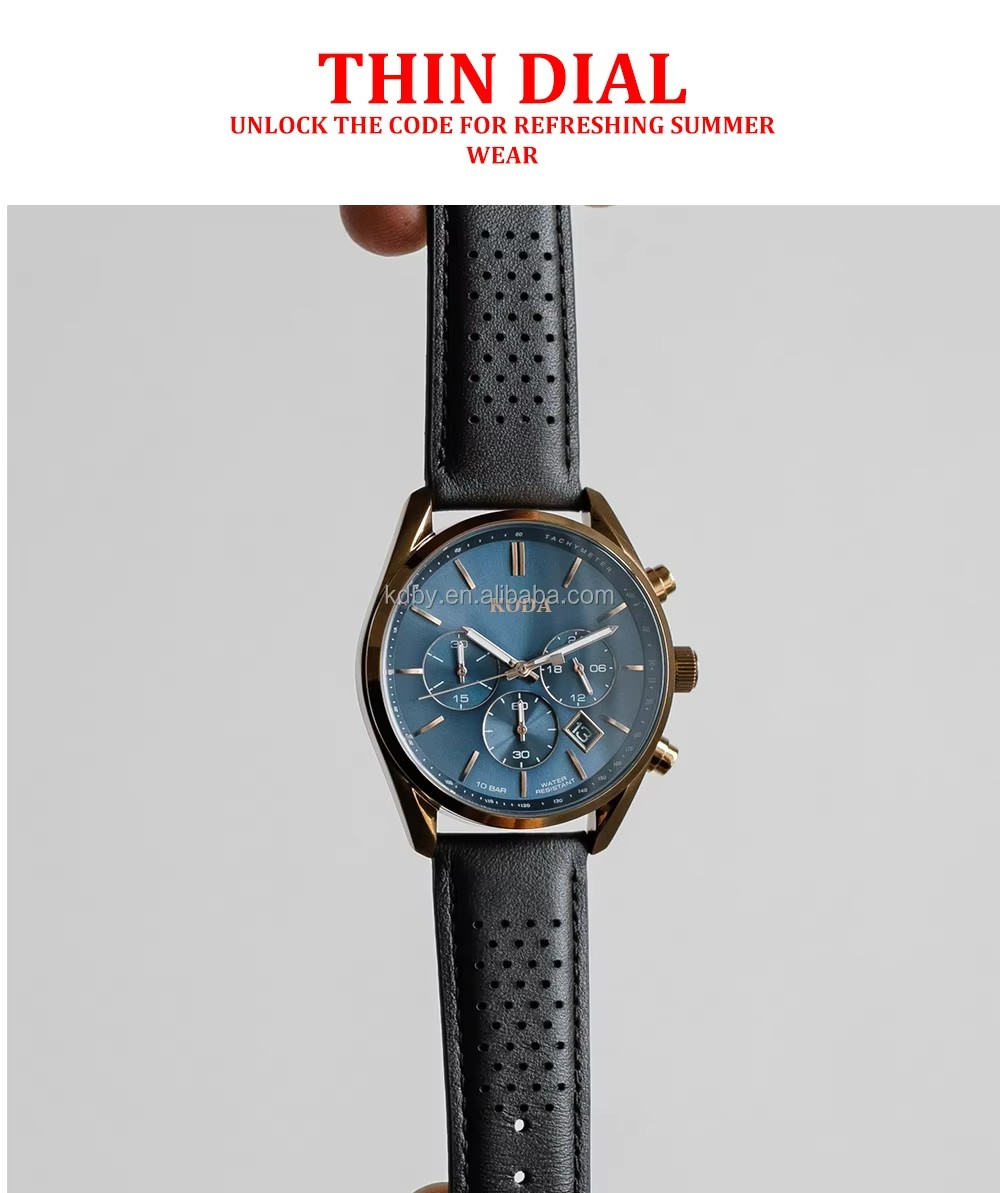 Quartz Watch Ladies Fashion with Glass Dial Window Business Style (1)