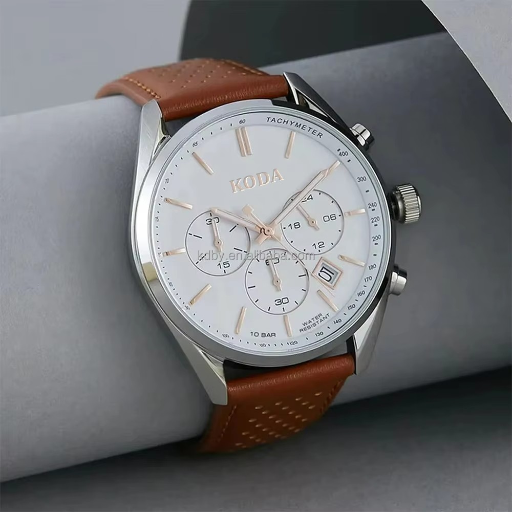 Quartz Watch Ladies Fashion with Glass Dial Window Business Style (10)