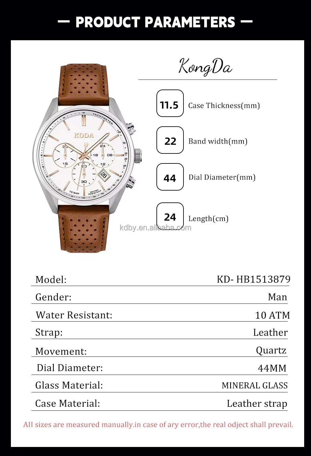 Quartz Watch Ladies Fashion with Glass Dial Window Business Style (3)