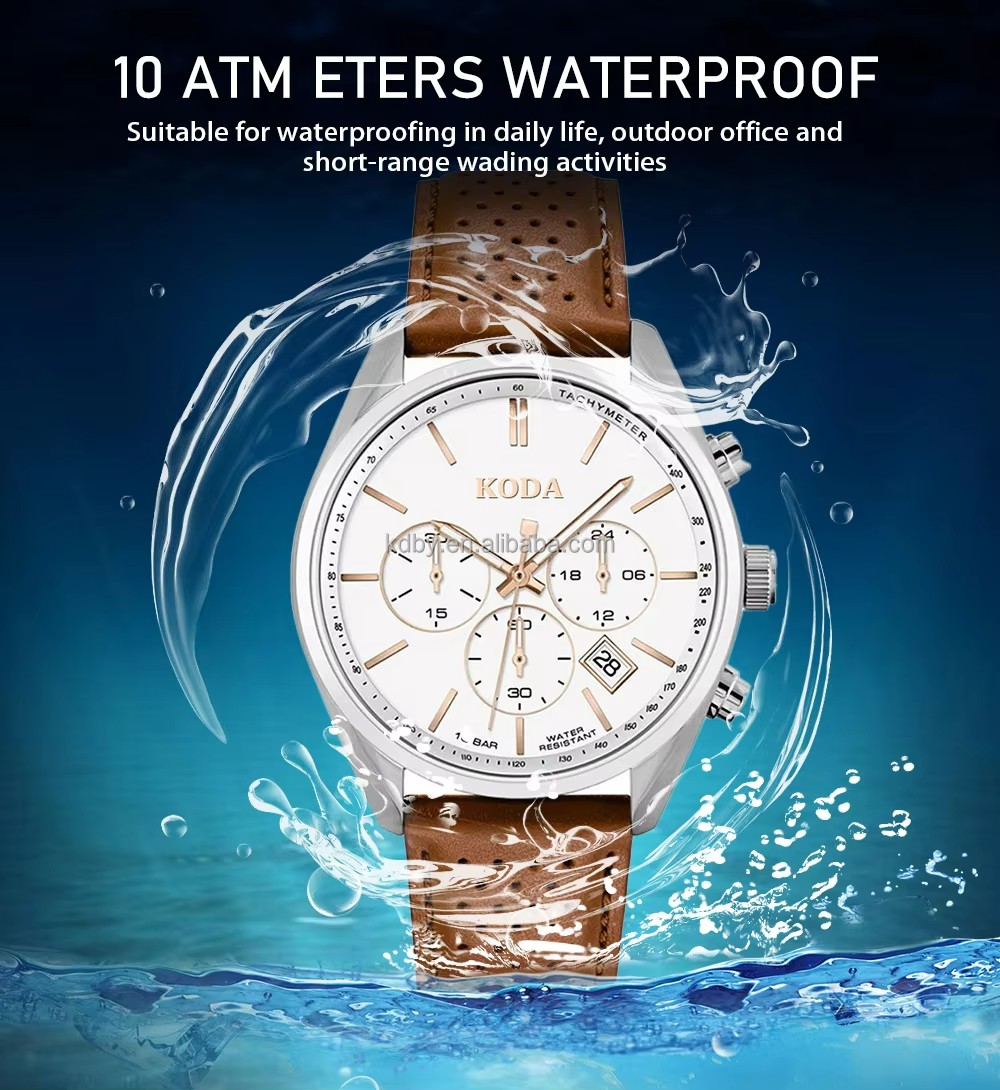 Quartz Watch Ladies Fashion with Glass Dial Window Business Style (5)
