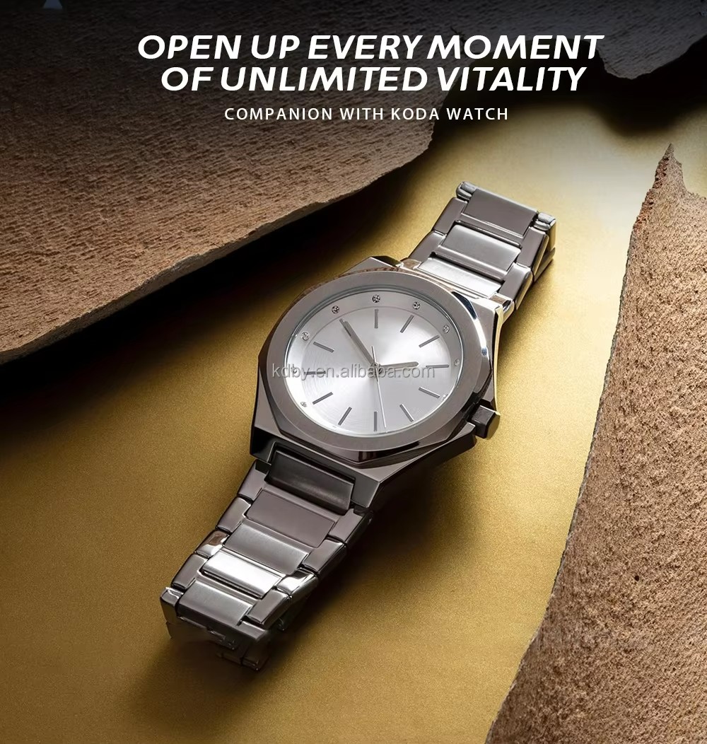 Quartz Watch Ladies Fashion with Glass Dial Window Business Style (7)