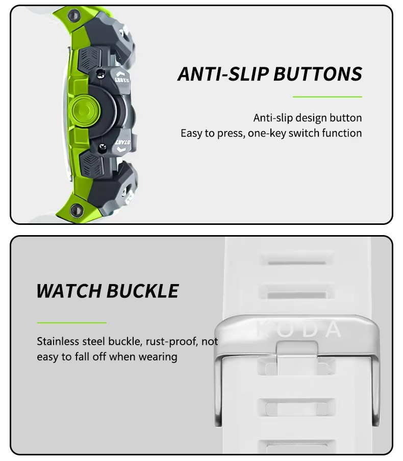 Watches Waterproof Back Light LED (4)