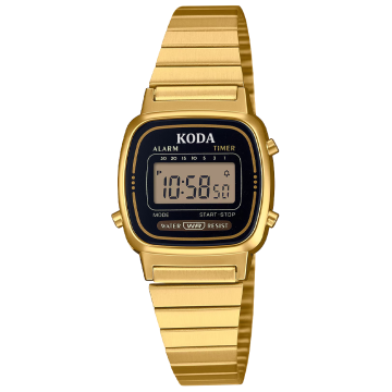 KD-LA670WGA Digital Luxury Watches for Men Square Case Stainless Steel Band