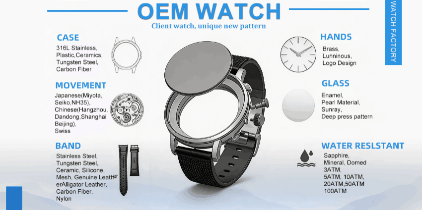 Custom Watches Manufacturer—Design Your Own Unique Timepiece