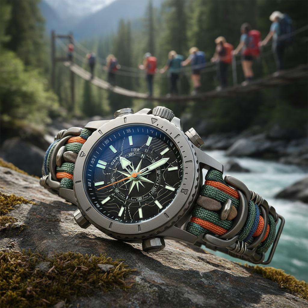 Ladies Chain Watch For Outdoor Adventure Clubs