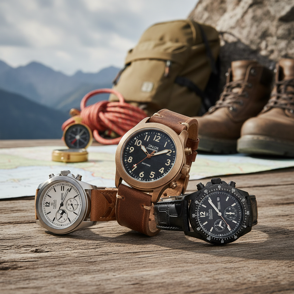 Leather Watches For Outdoor Adventure Clubs