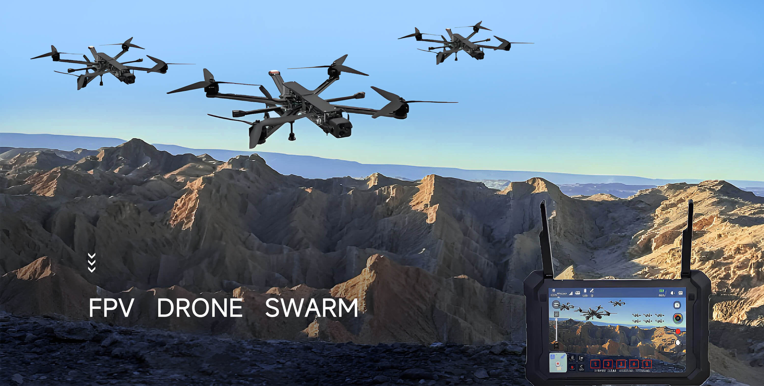 FPV Drone Swarm