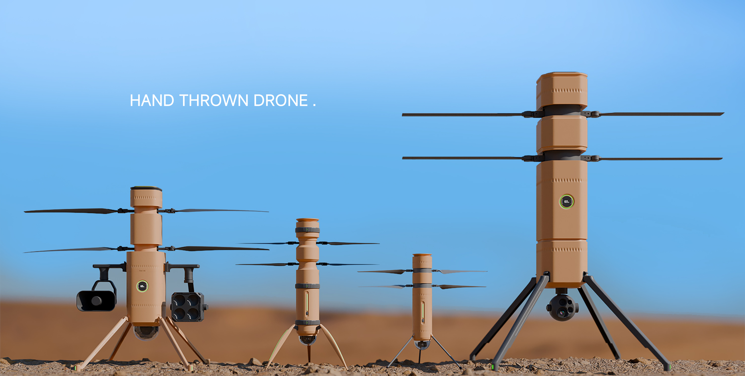 HAND THROWN DRONE