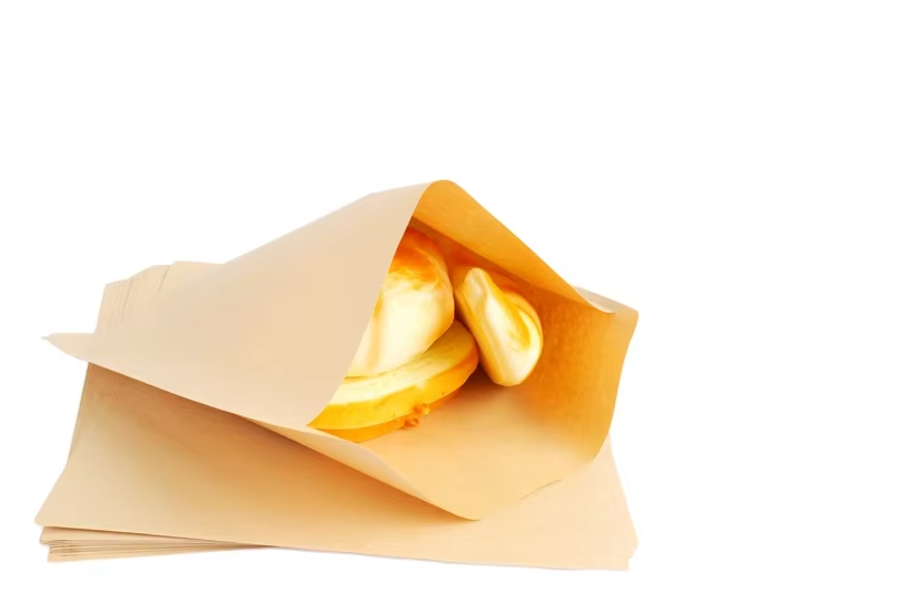 Greaseproof bags maintaining food freshness